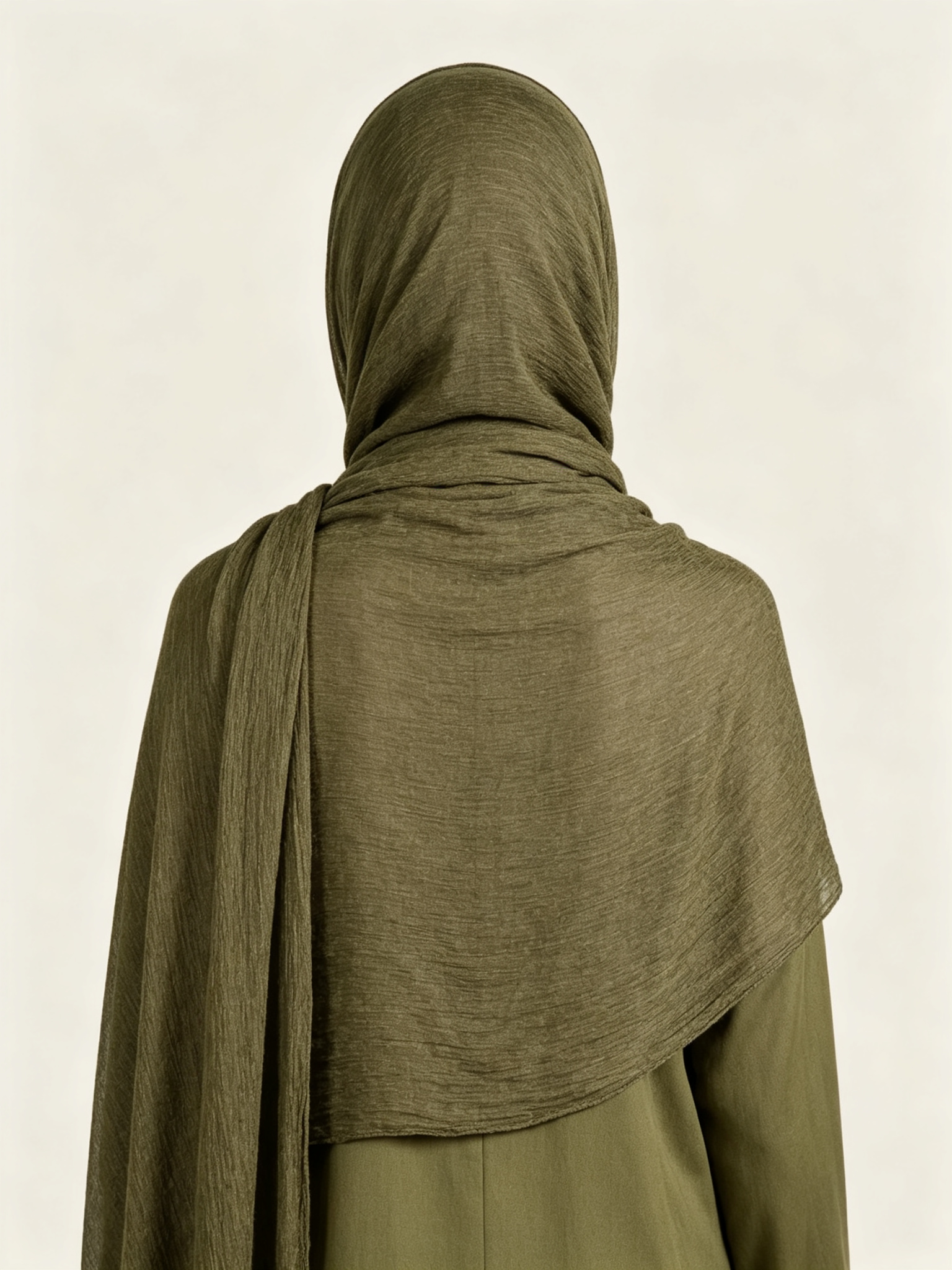 Olive Solid Hijab