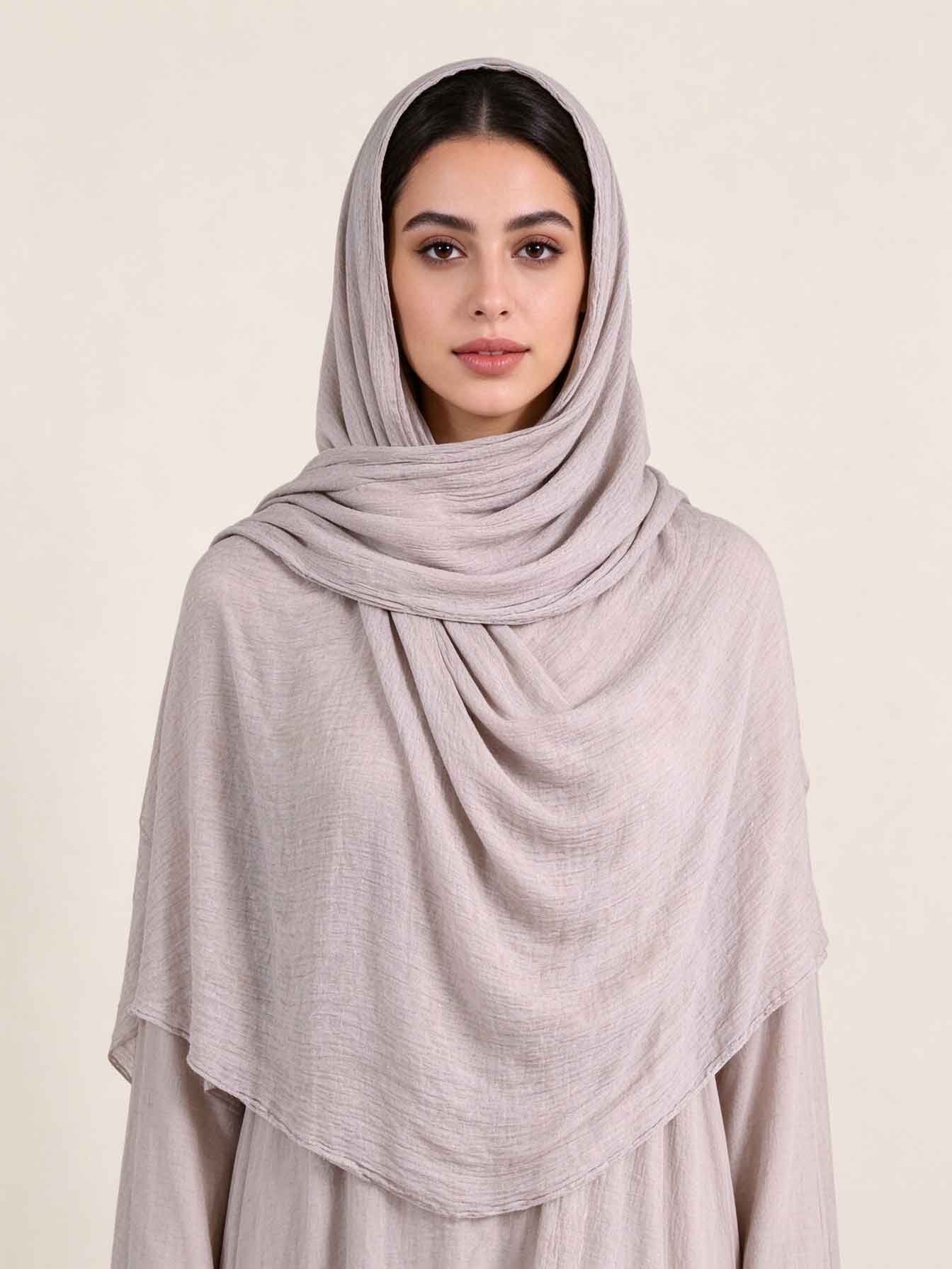Nude Solid Hijab