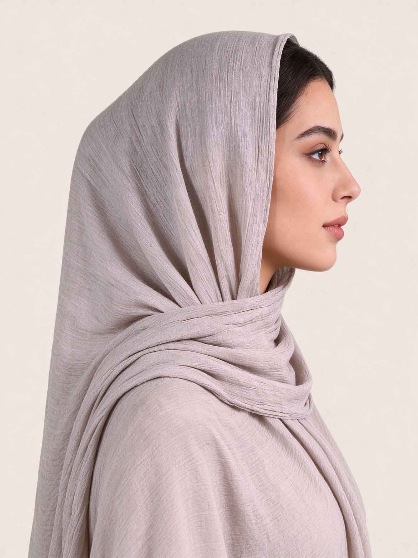 Nude Solid Hijab