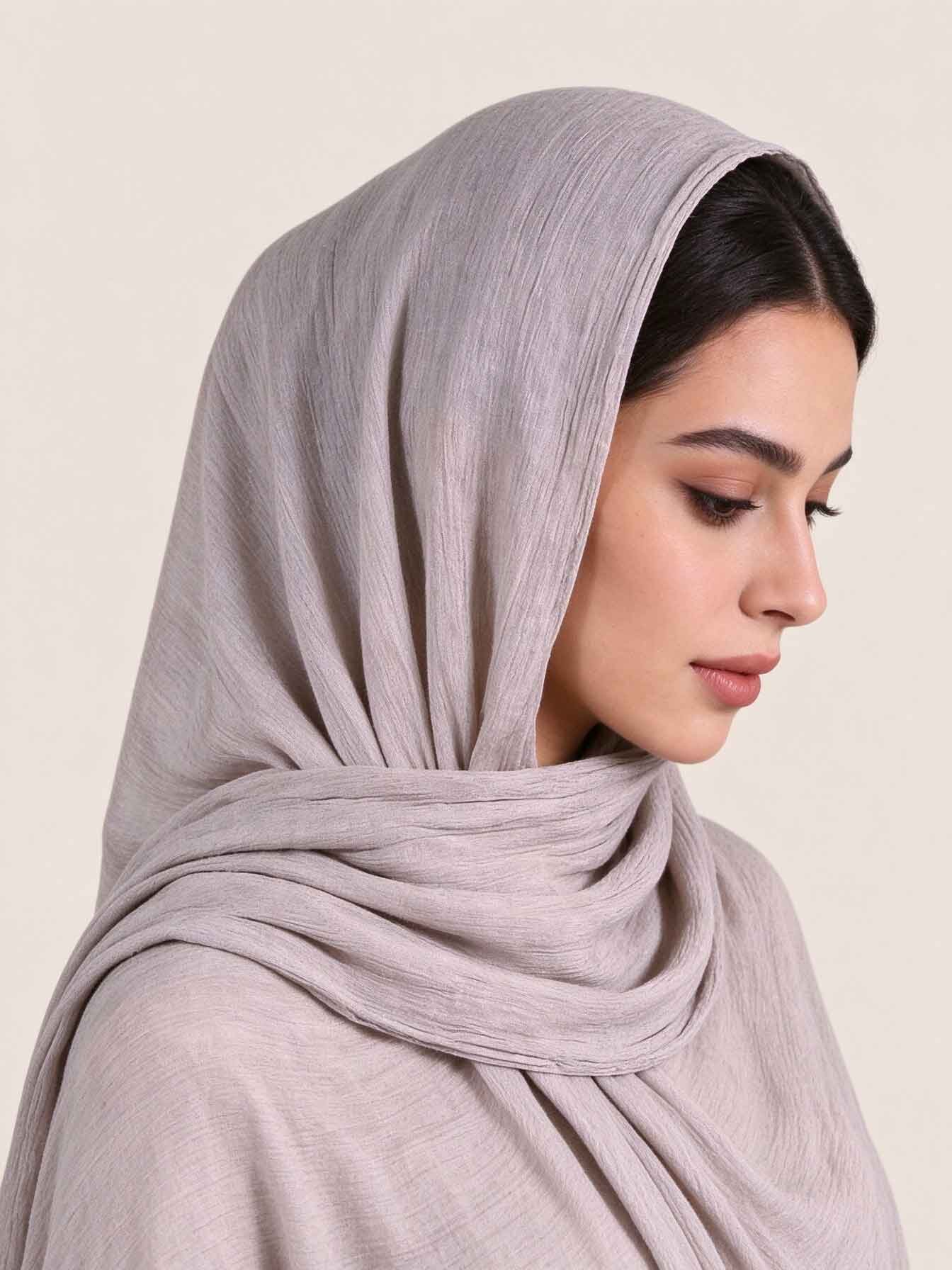 Nude Solid Hijab