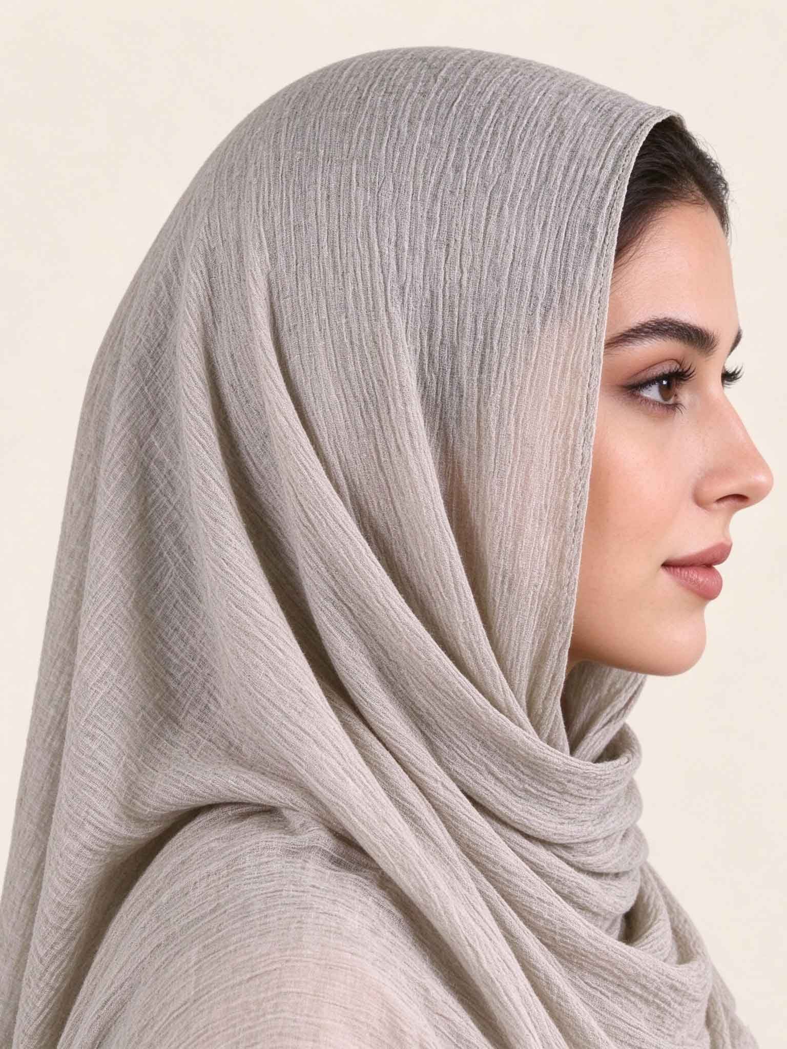 Grey Texture Hijab