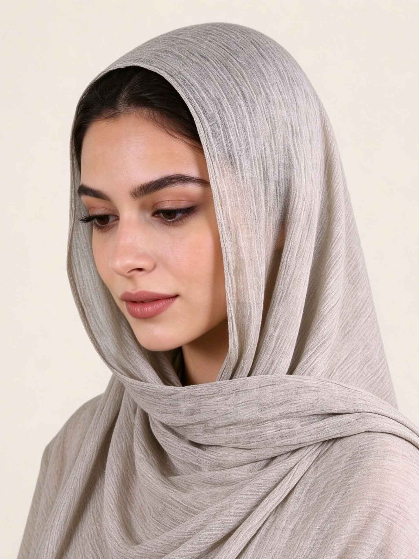 Grey Texture Hijab