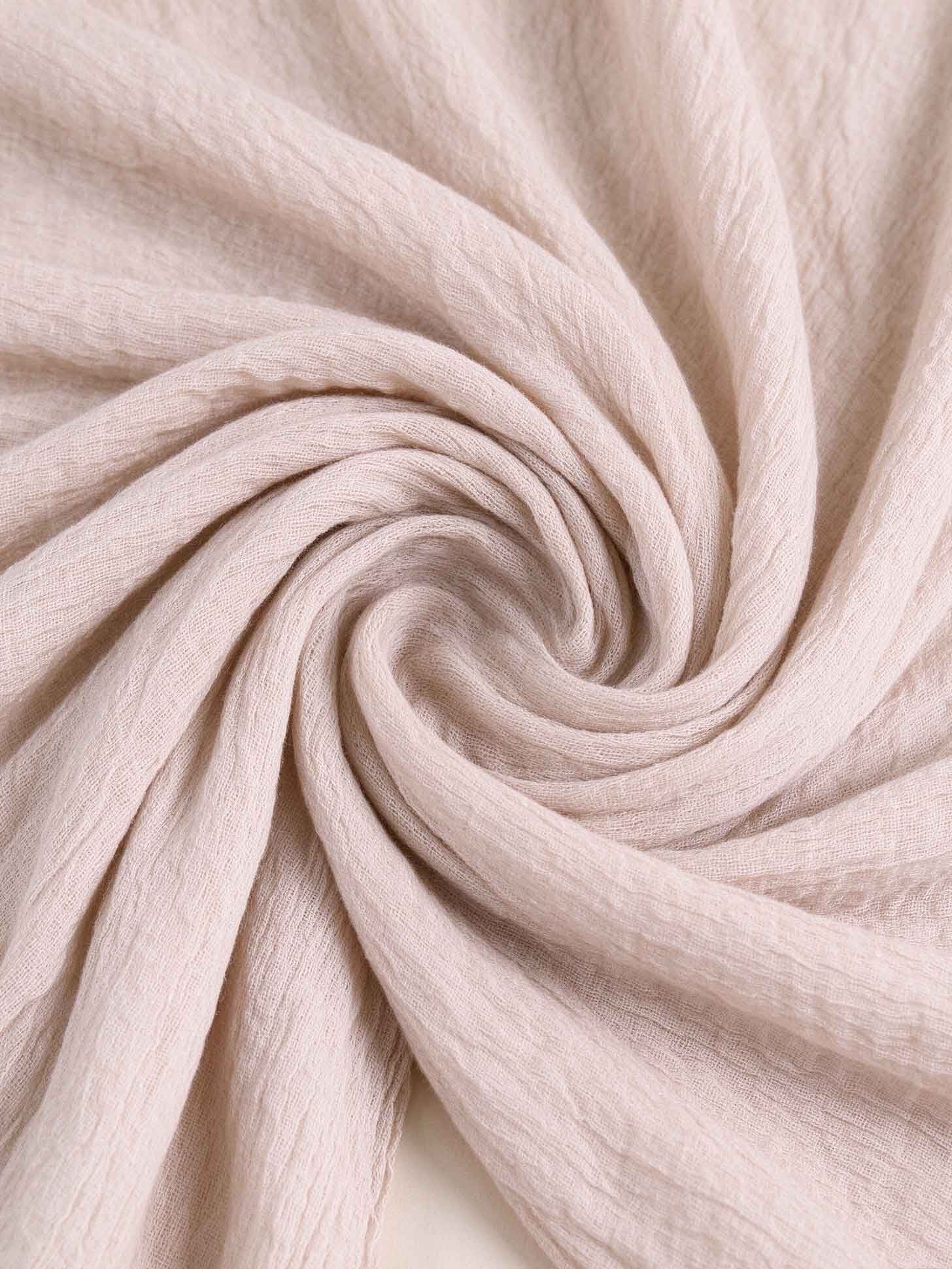 Beige Textured Hijab
