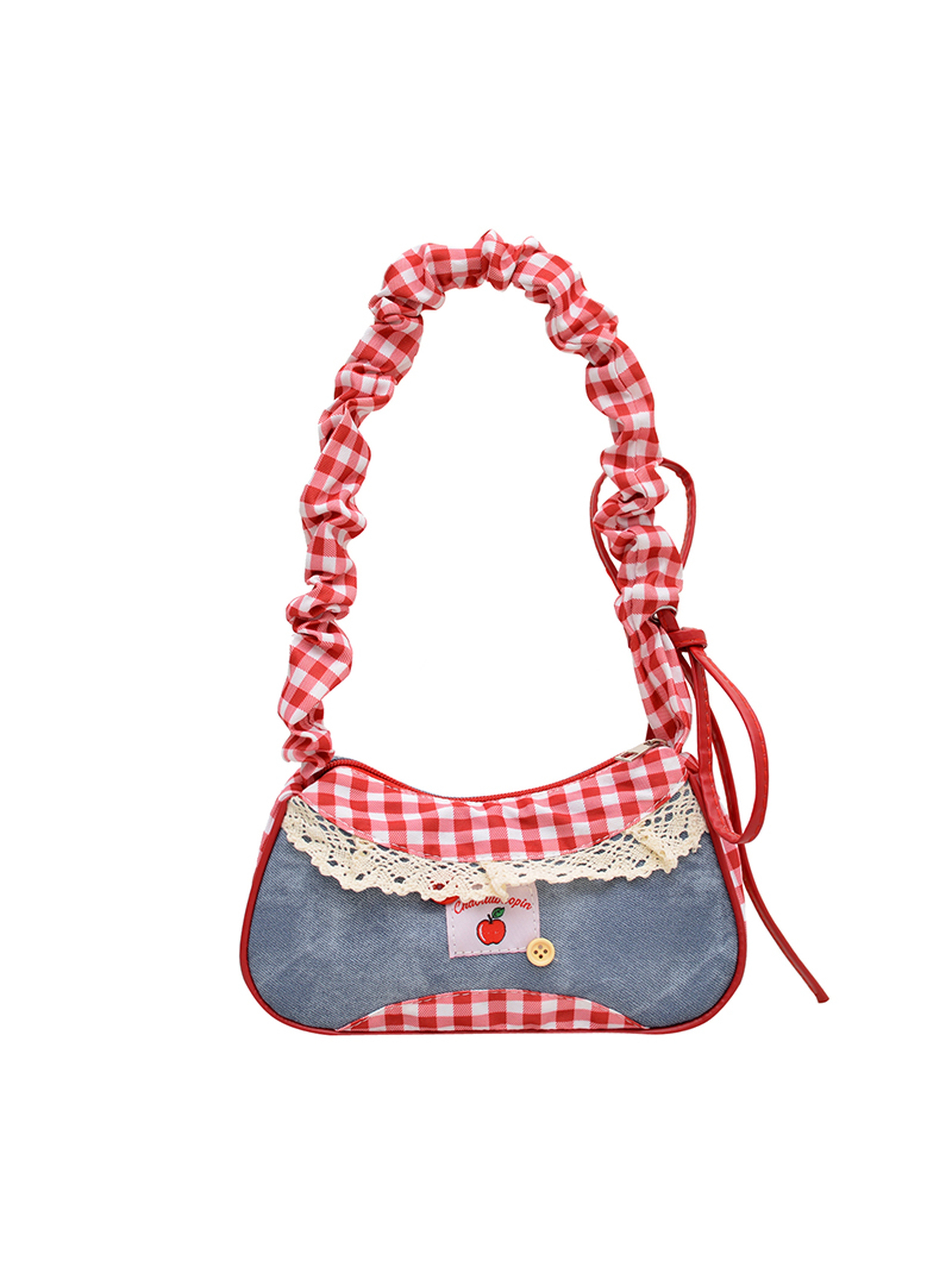 Red Hobo with Zip Closure