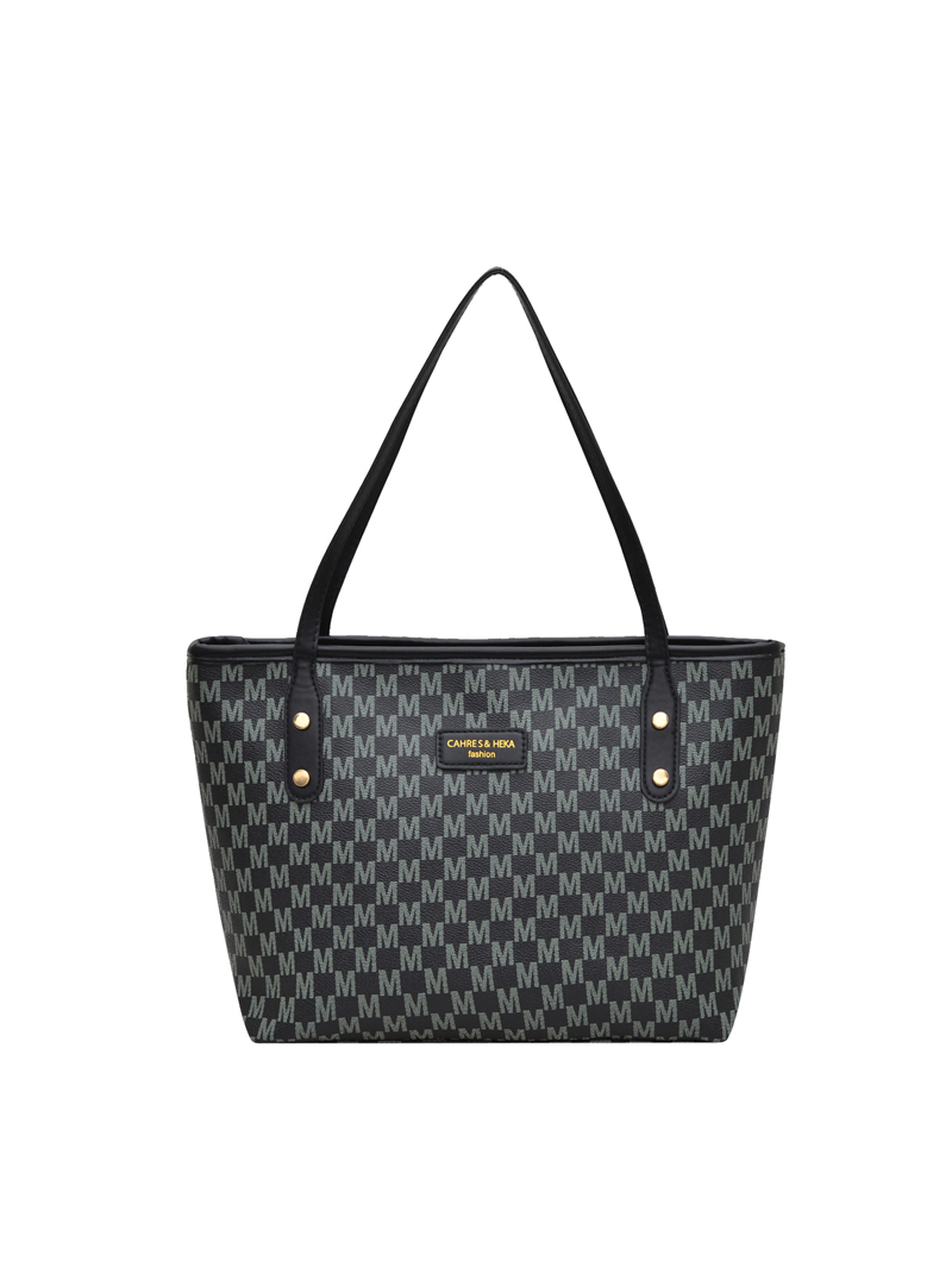 Black Tote with Zip Closure