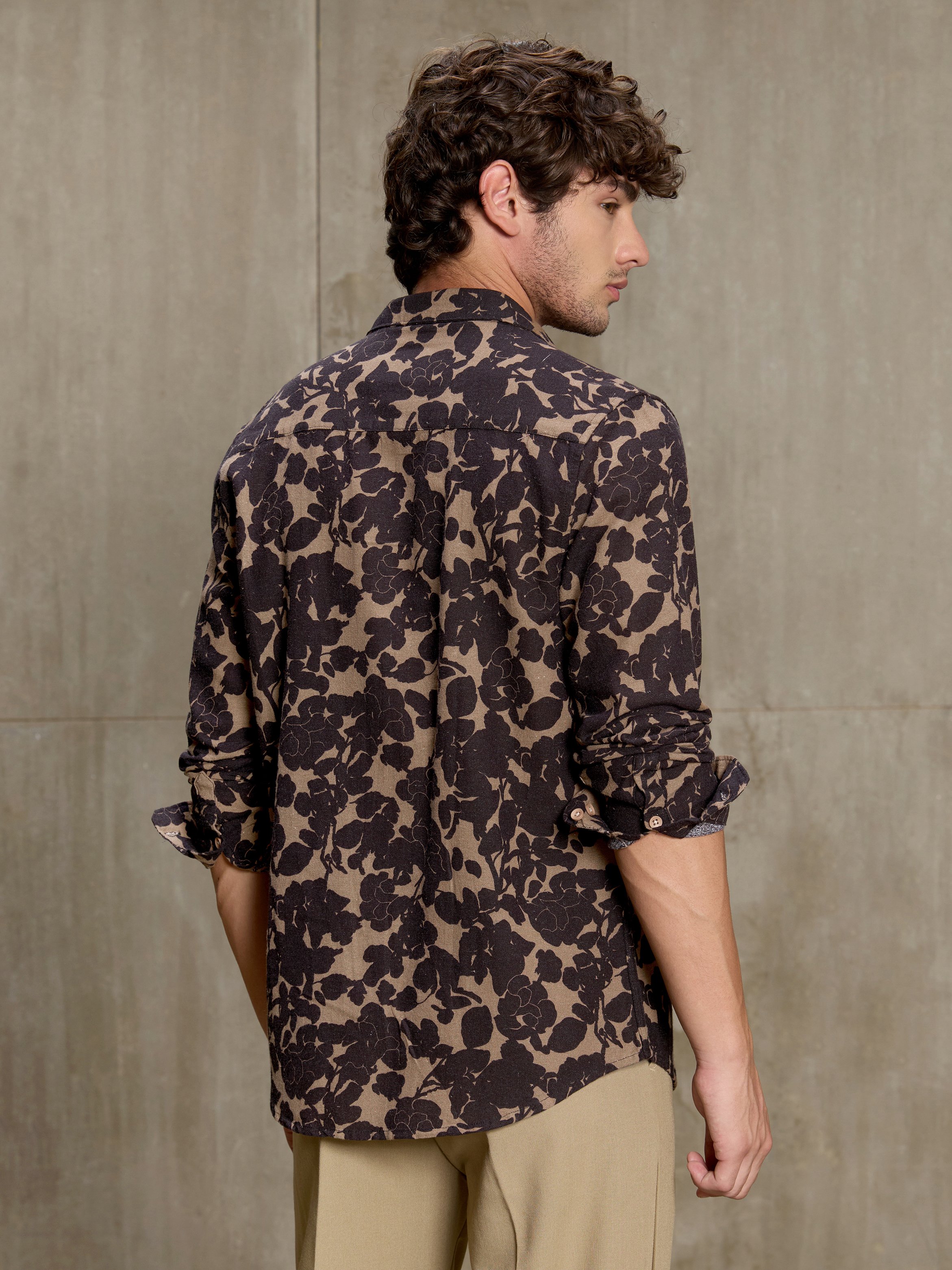 Multi Printed Long Sleeves Regular Shirt