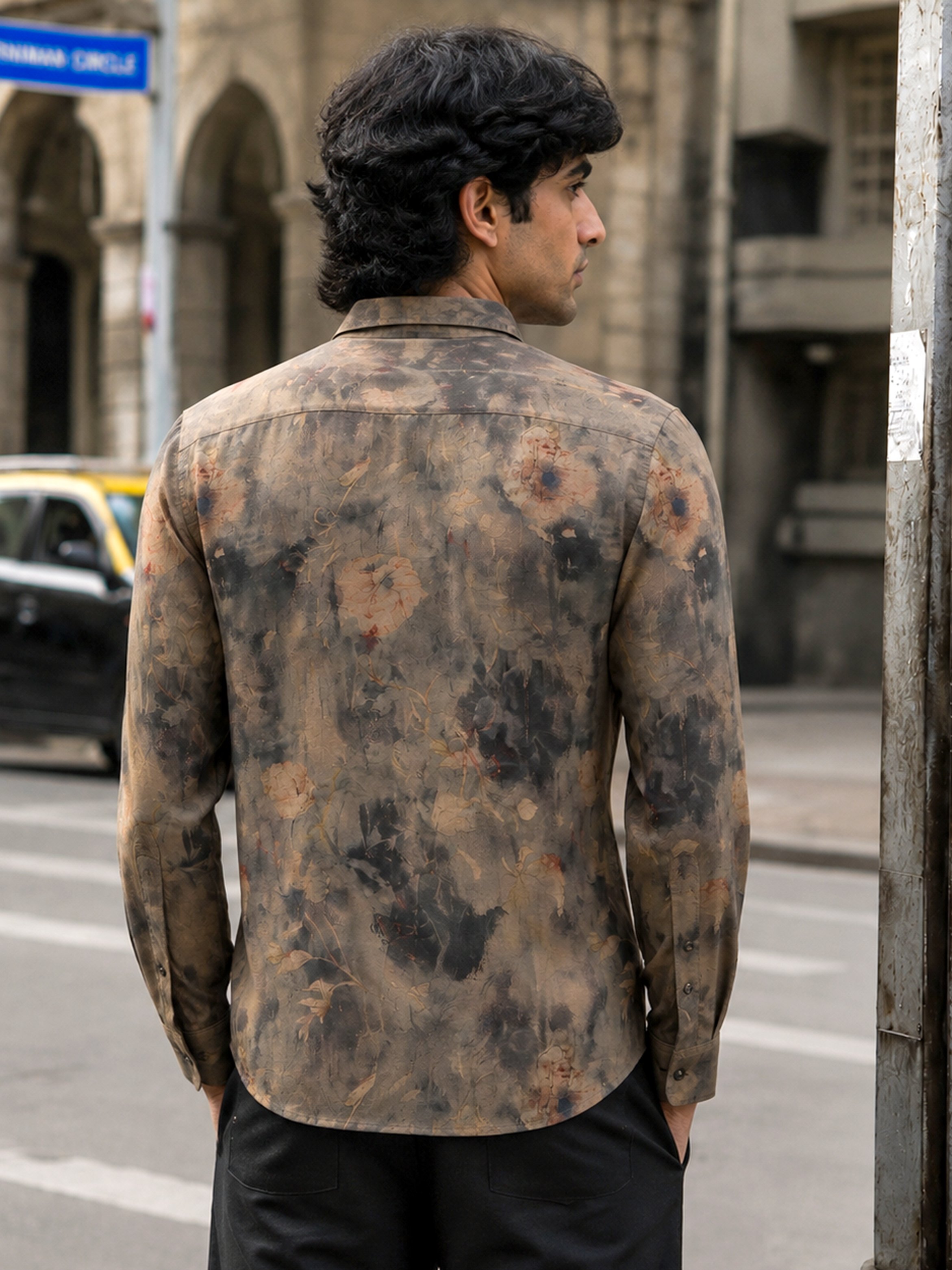 Multi Printed Long Sleeves Regular Shirt