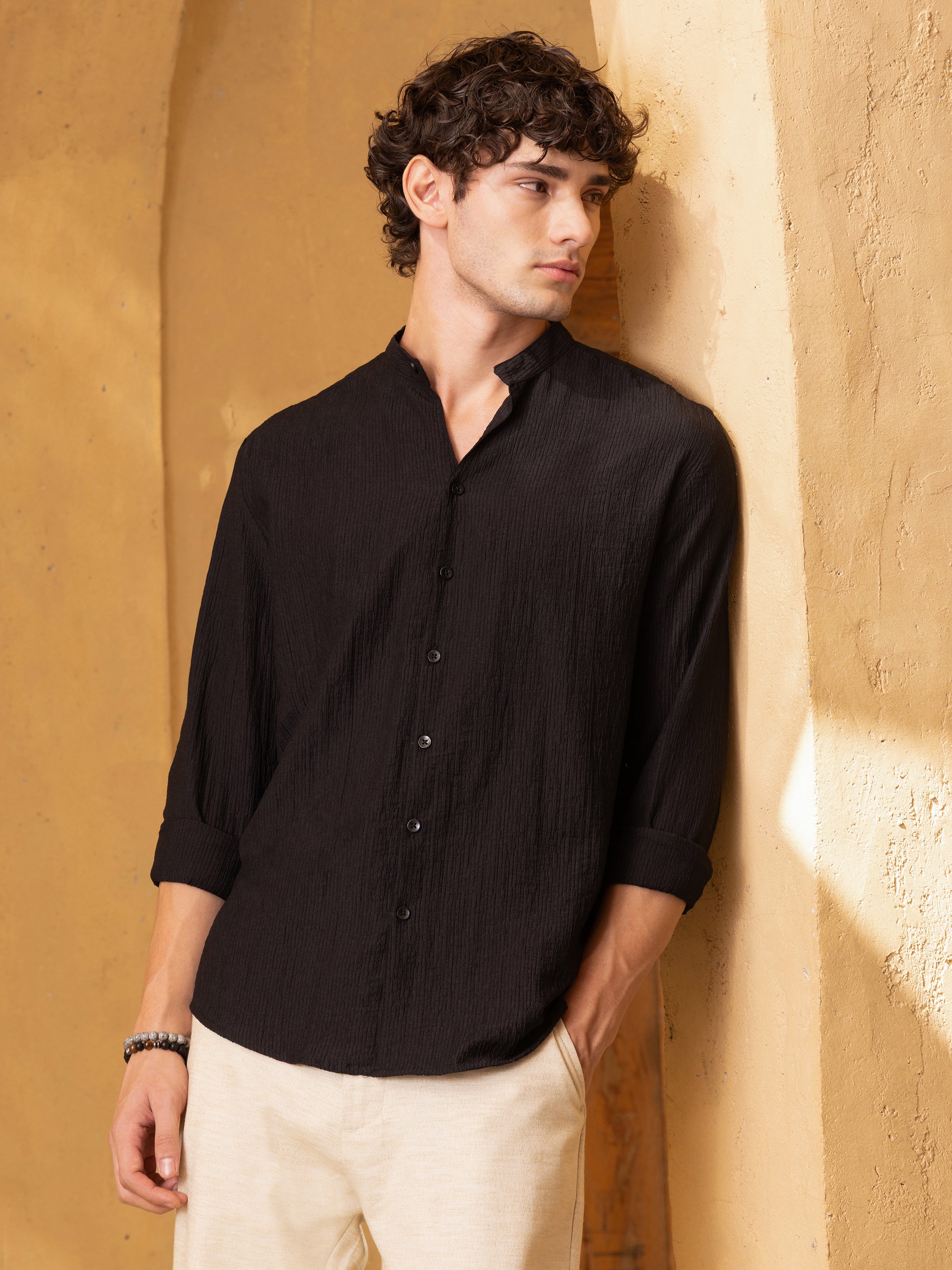 Black Texture Shirt