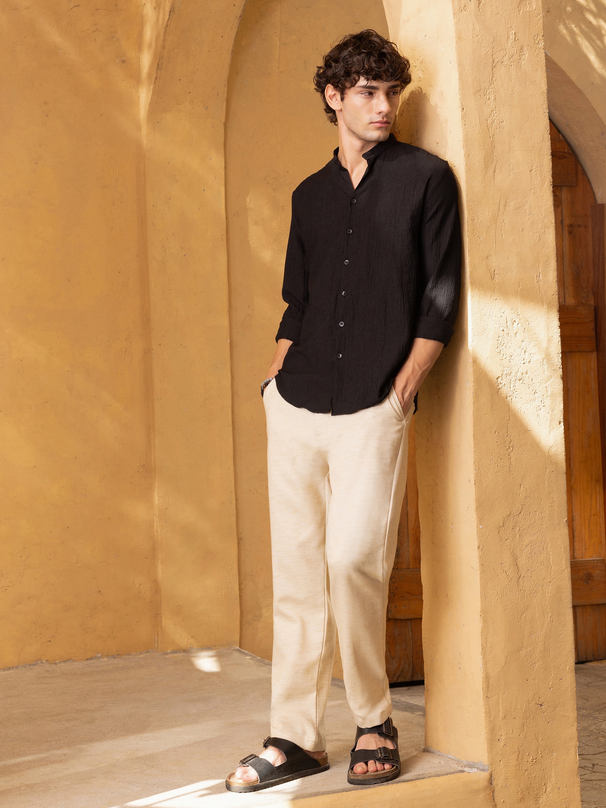 Black Texture Shirt