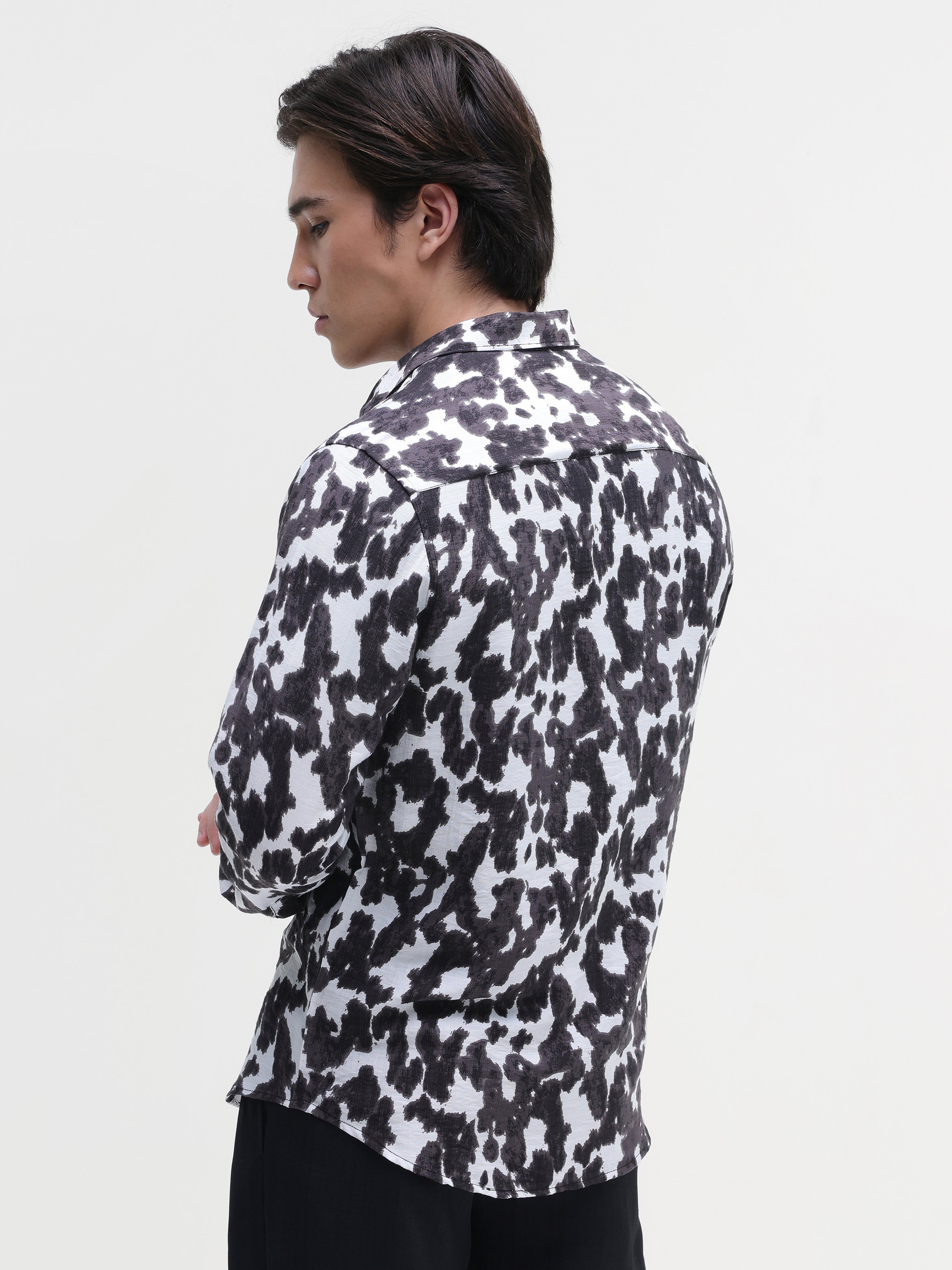 Multi Printed Long Sleeves Regular Shirt