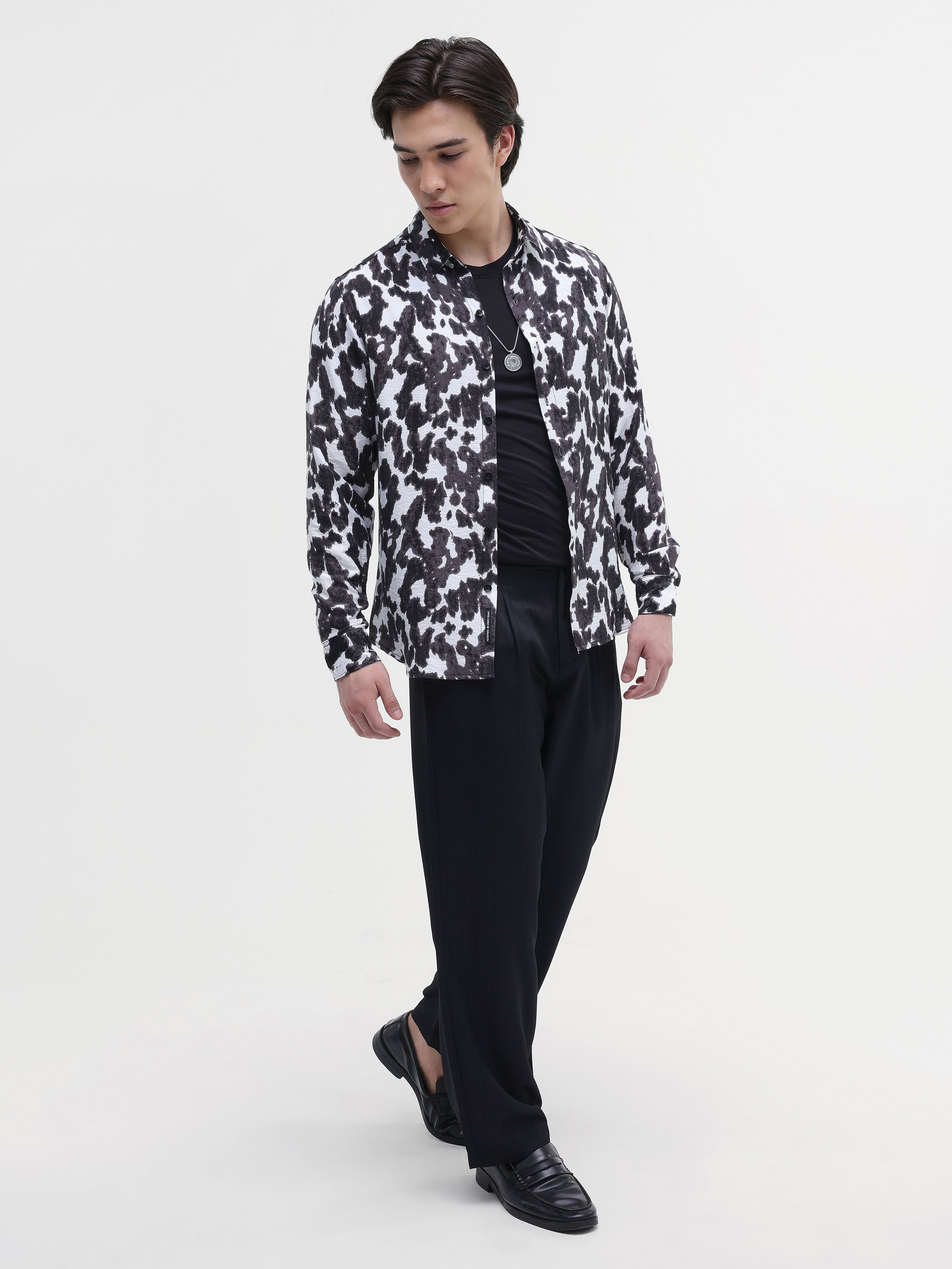 Multi Printed Long Sleeves Regular Shirt