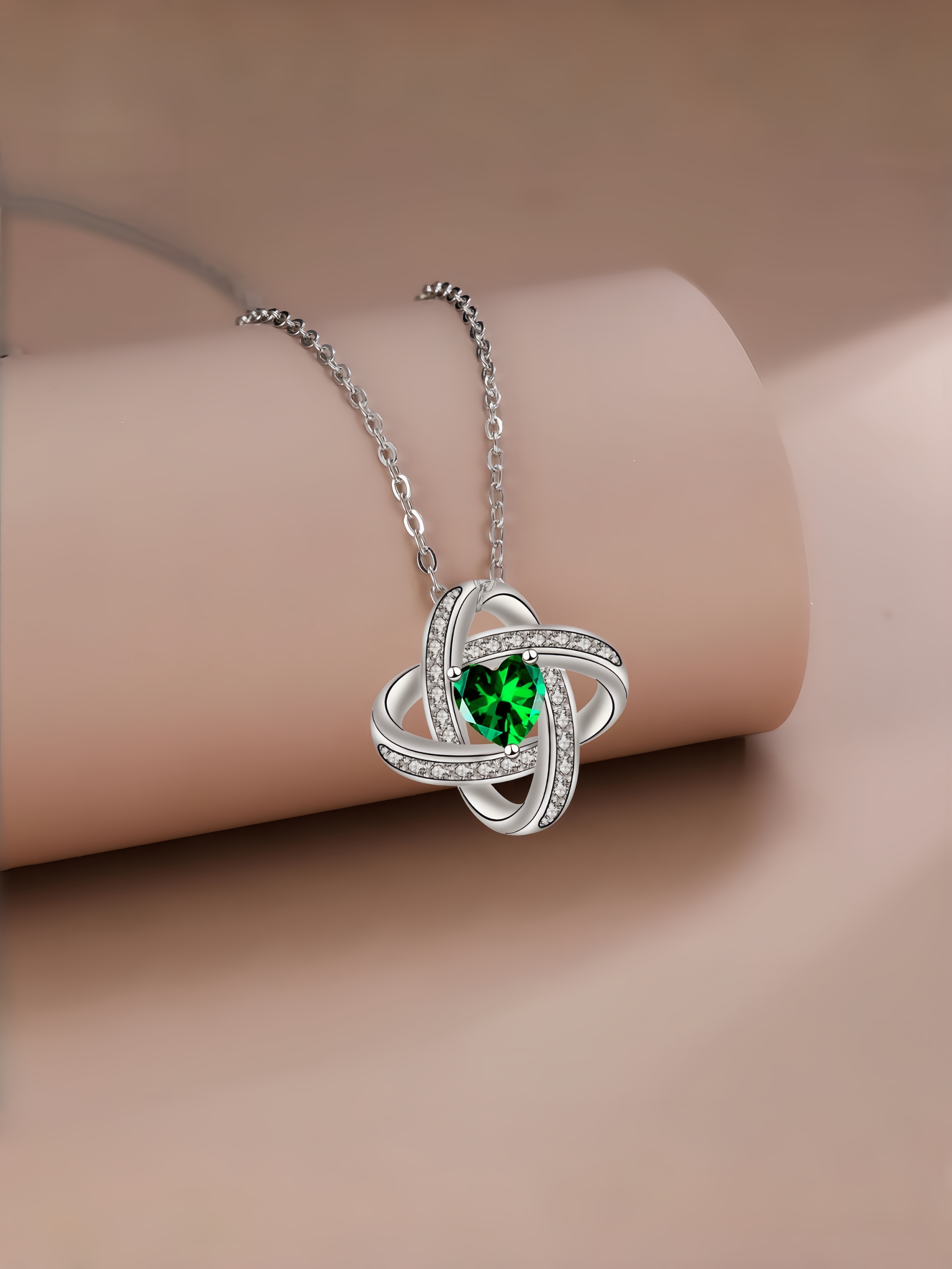 Silver Heart Pendant Necklace