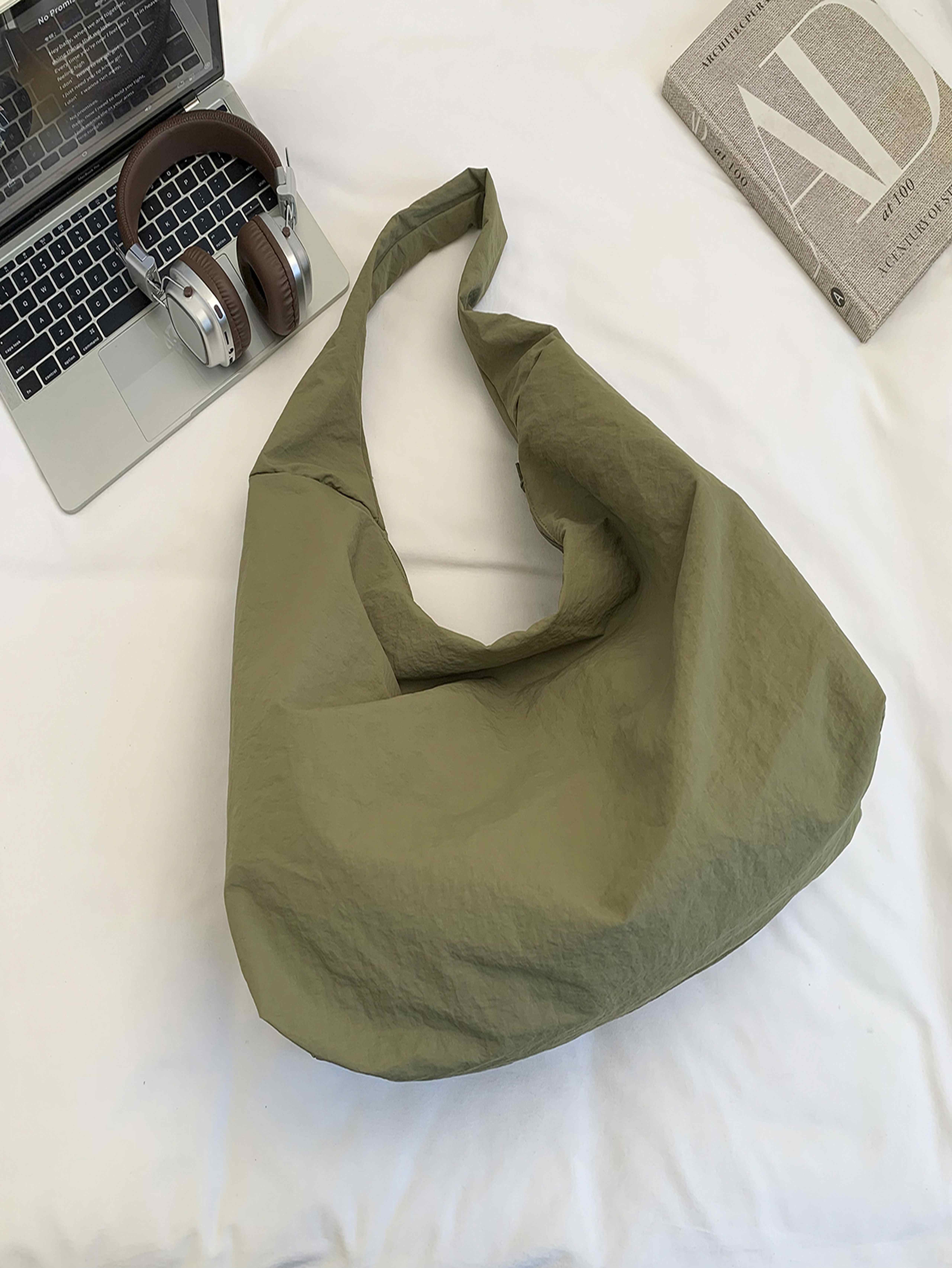 Green Hobo Shoulder Bag