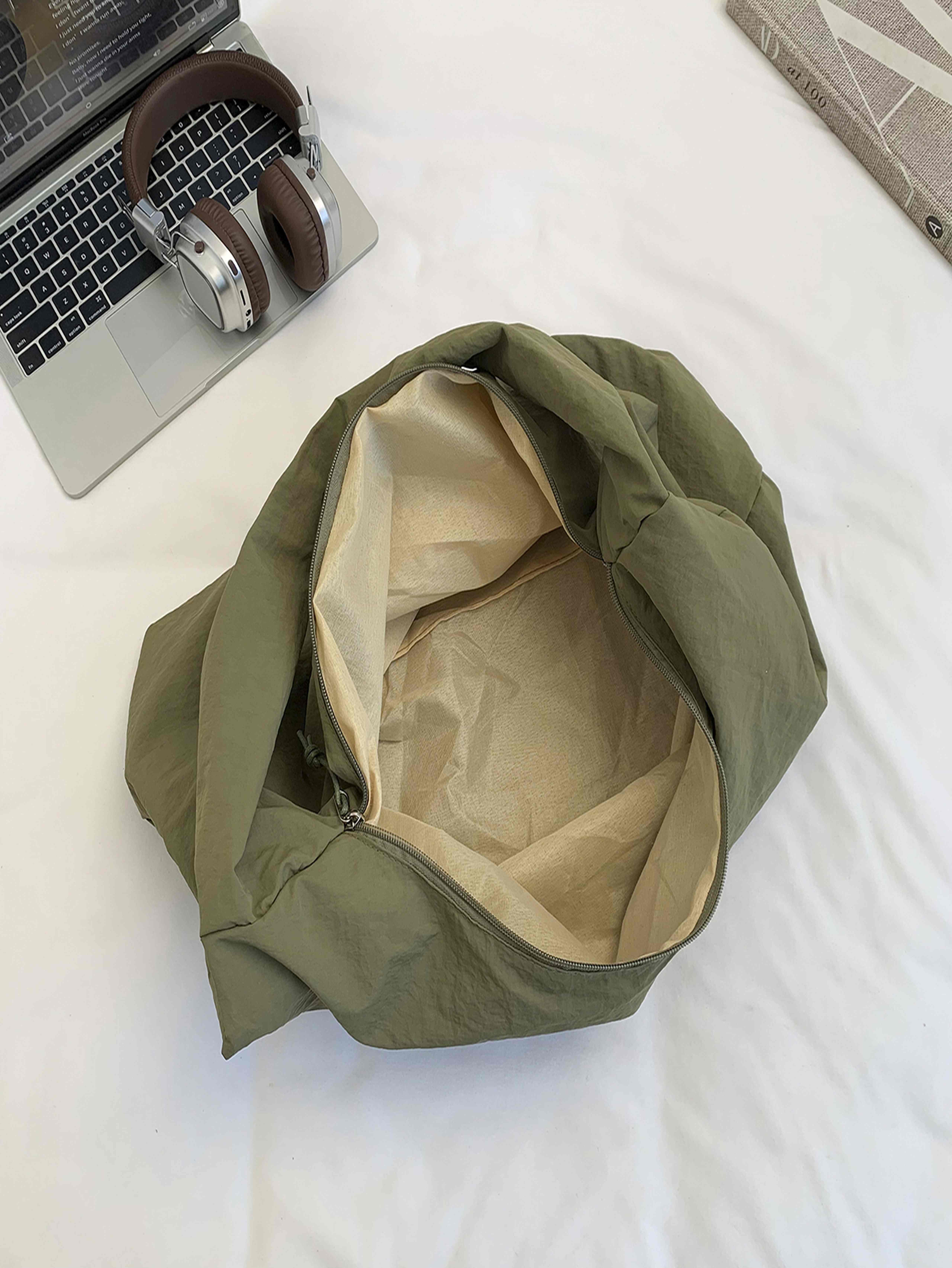 Green Hobo Shoulder Bag