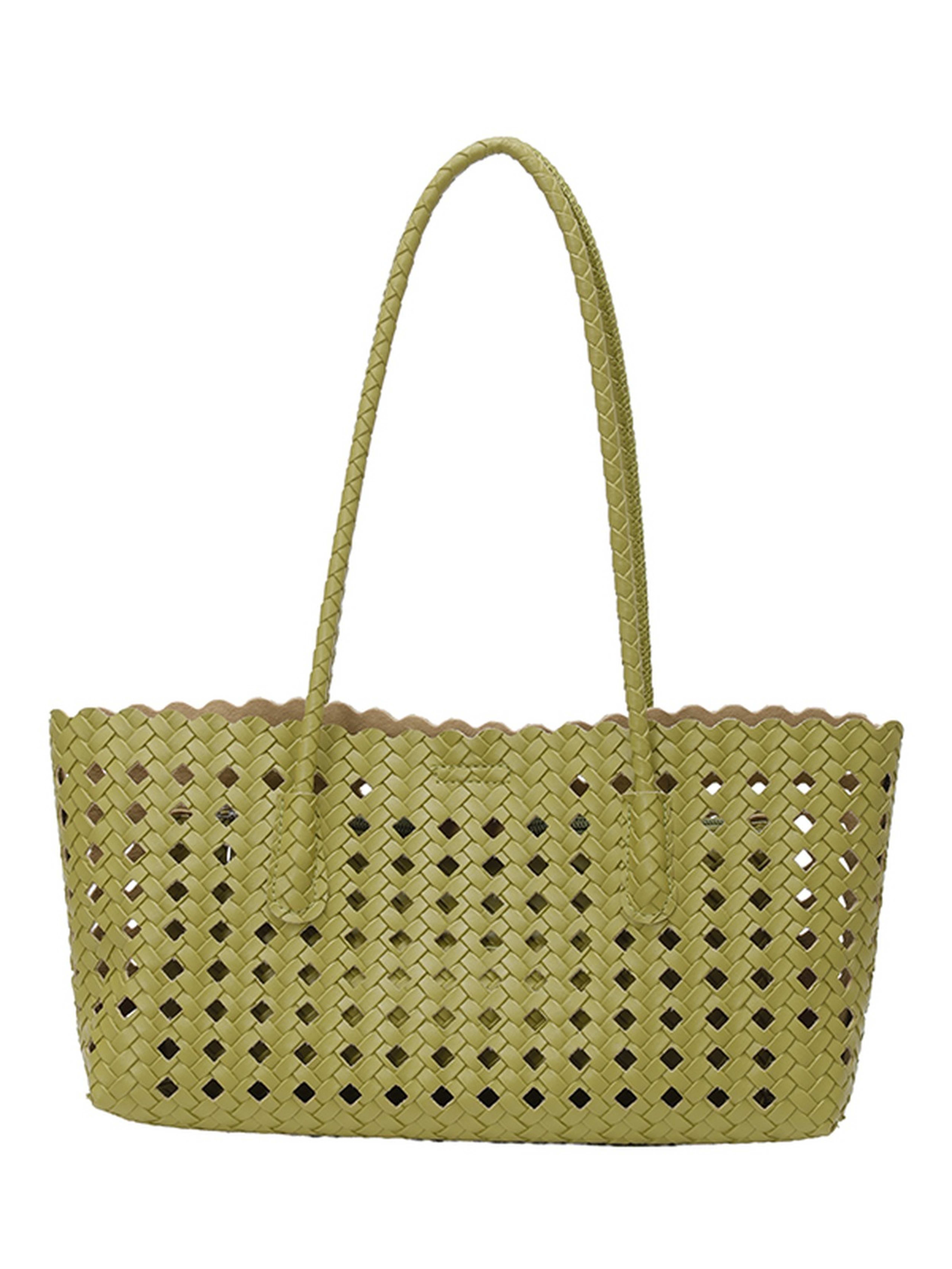 Green Tote with Magnetic Closure