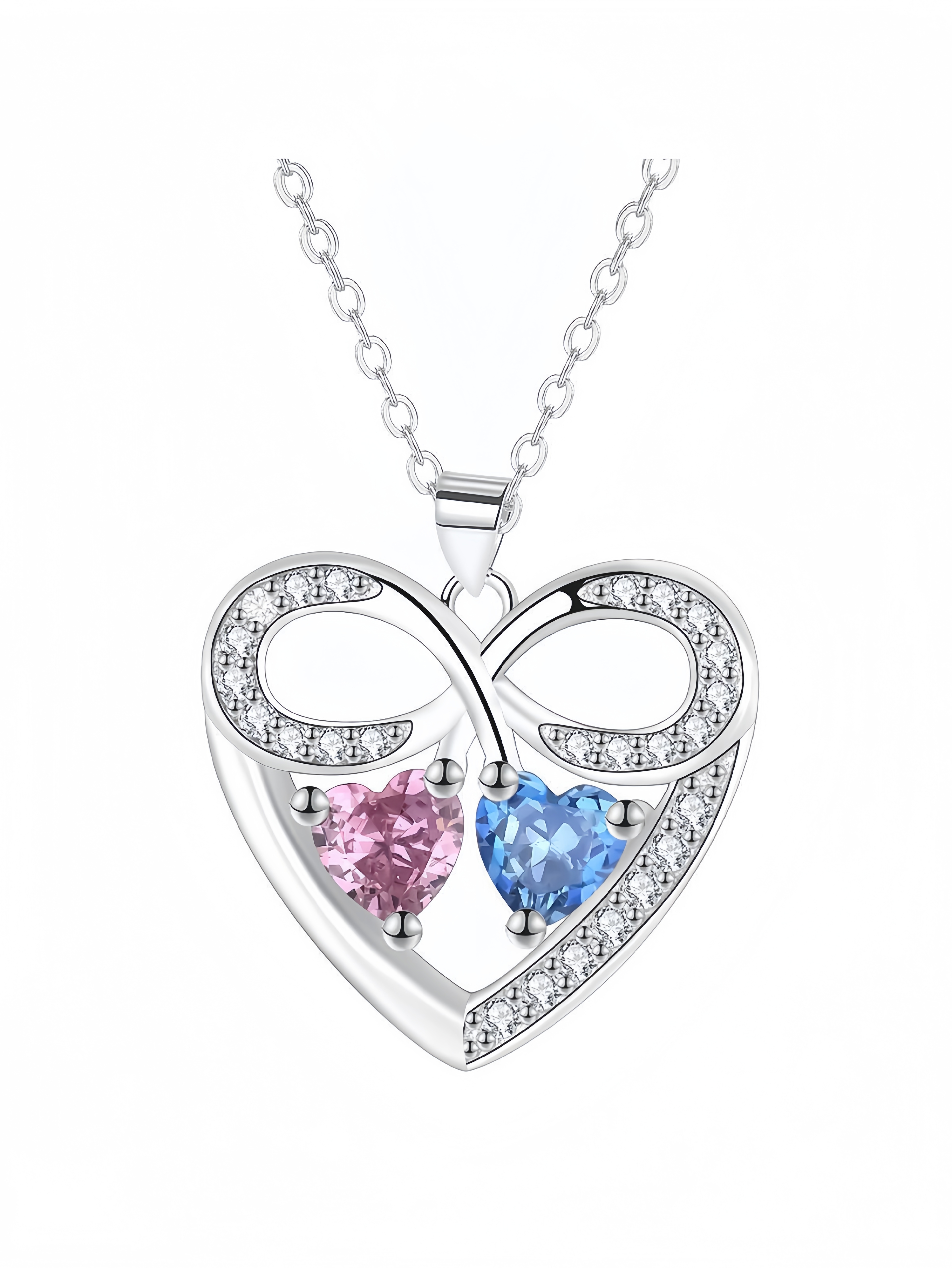 Silver Heart Pendant Necklace