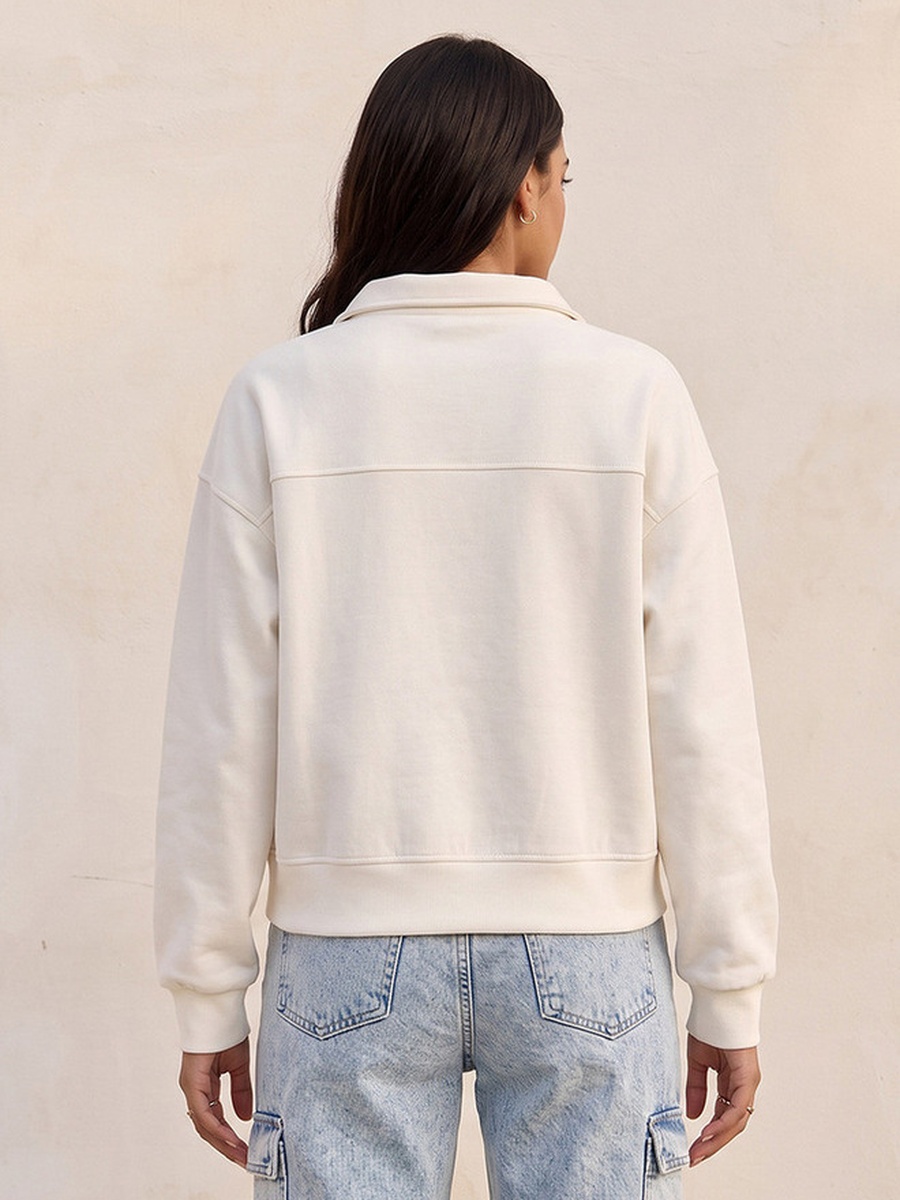 Sweatshirt with Brooklyn Embroidery