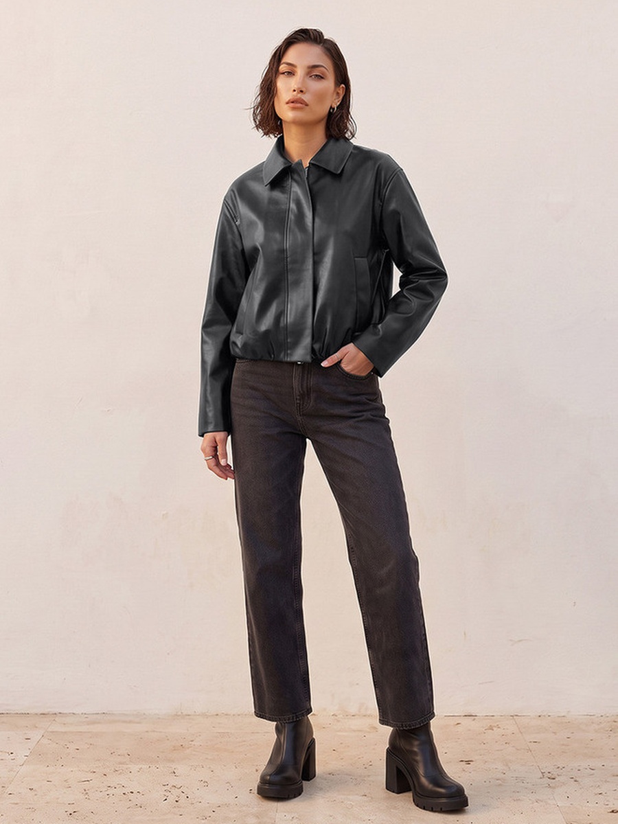 Regular Bomber Jacket with Pockets