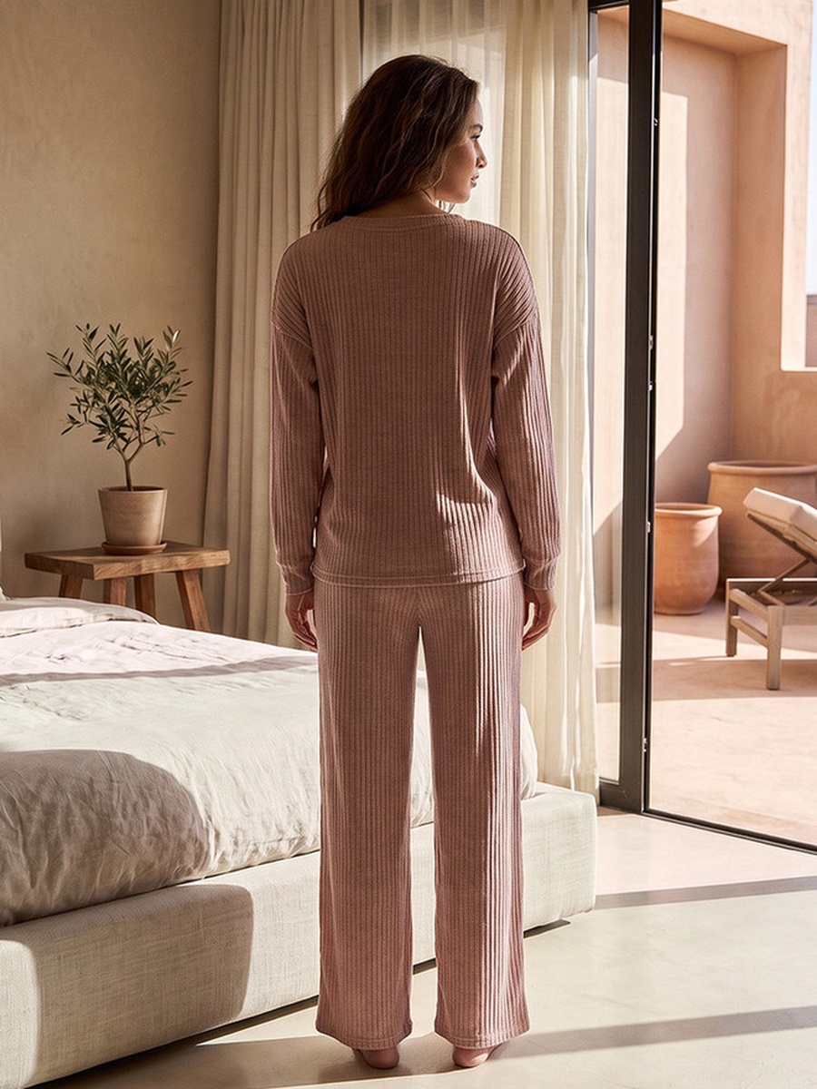 Soft Touch Top and Pyjama Set