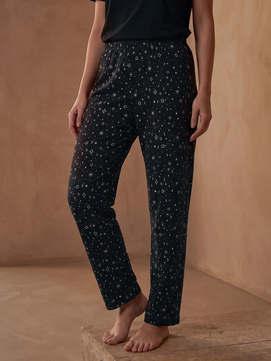 Printed T-shirt and Pyjama Set