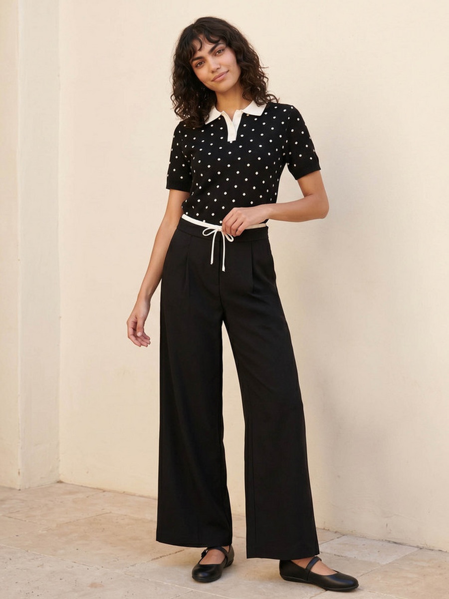Wide Leg Trousers