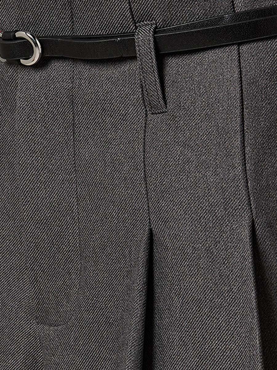 Wide Leg Trousers with Belt