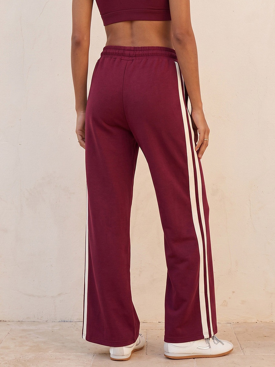 Track Pants with Drawstring Closure