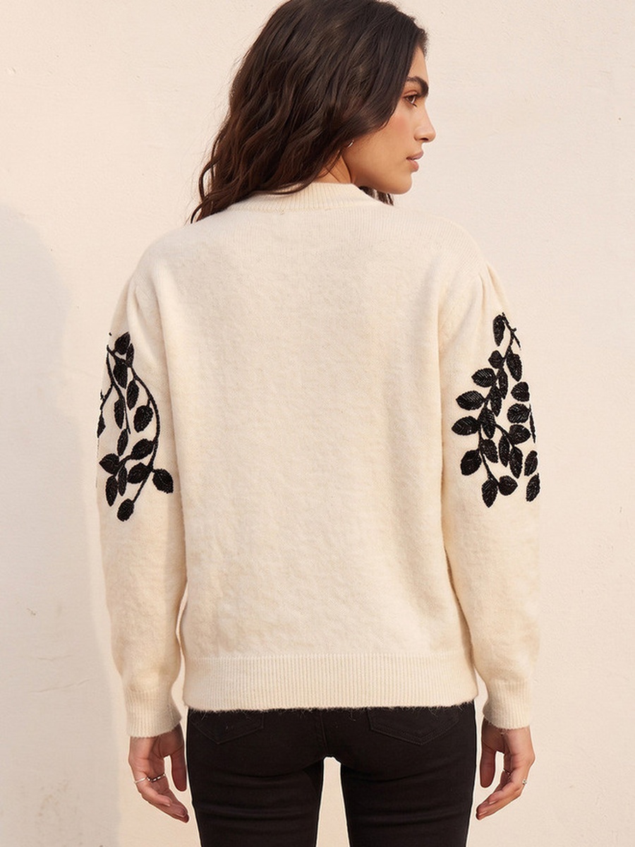 Embroidered Sweater