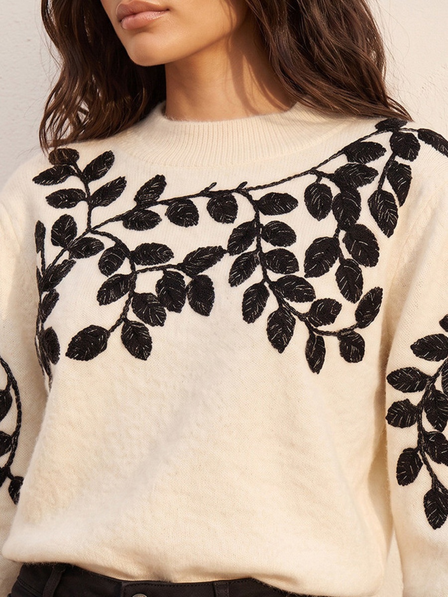 Embroidered Sweater