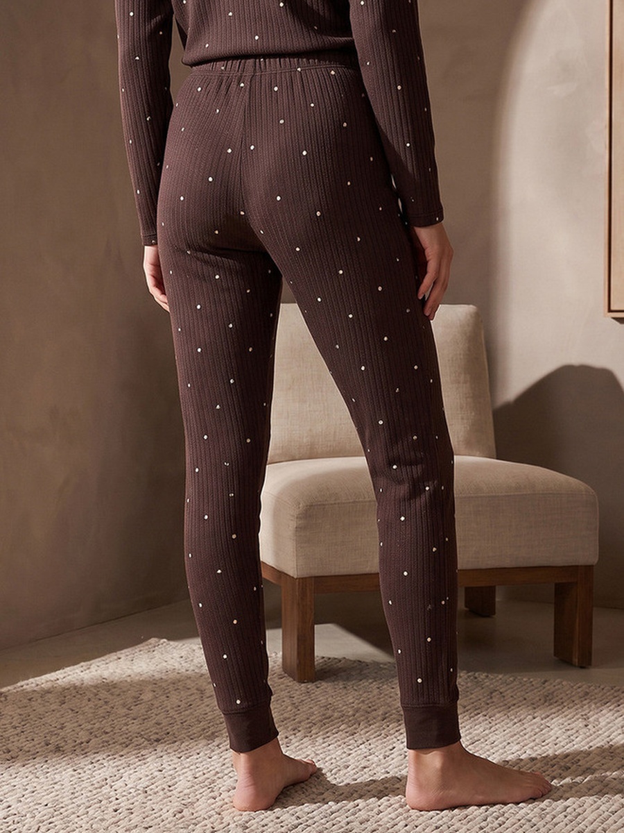 Thermal Polka Dot Print Pyjamas
