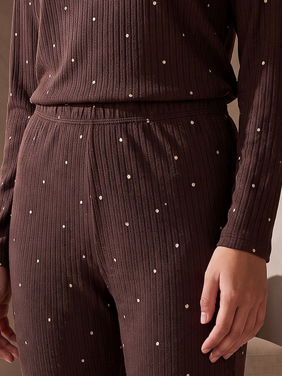 Thermal Polka Dot Print Pyjamas