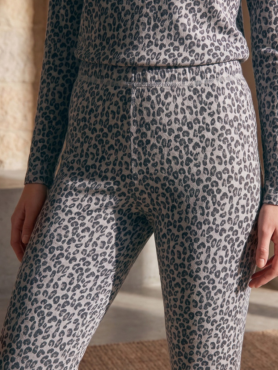 Thermal Animal Print Pyjamas