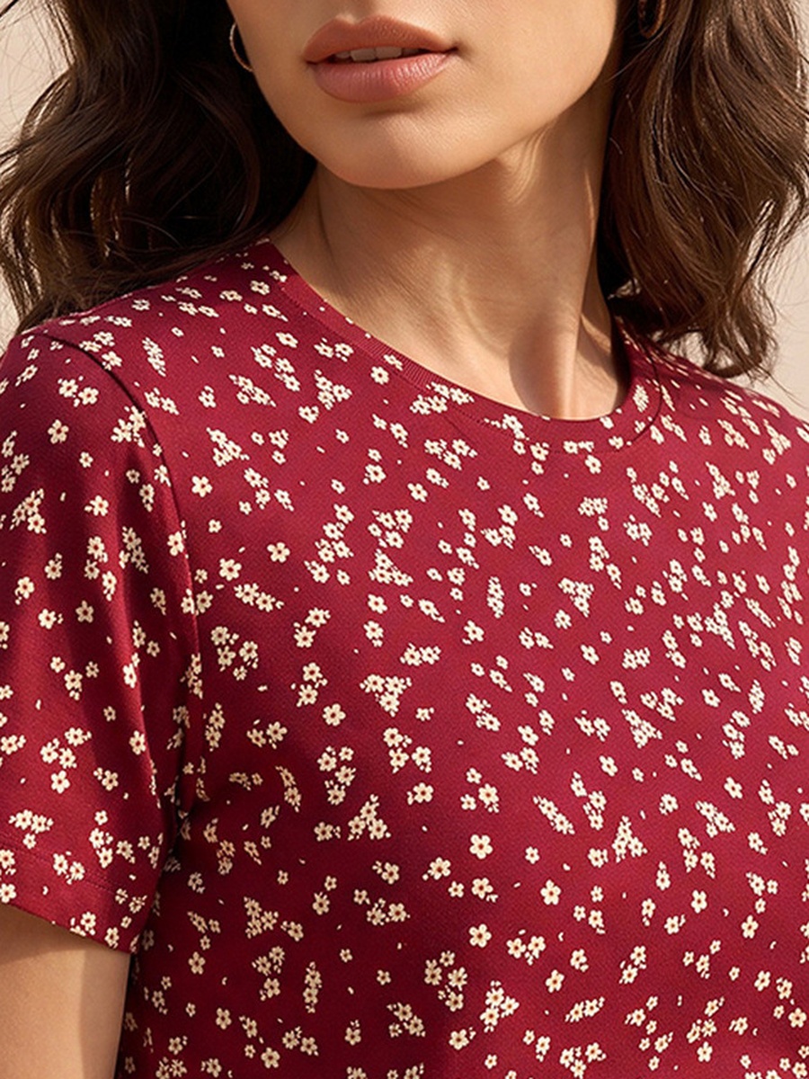 Splash Basics Floral Print T-shirt