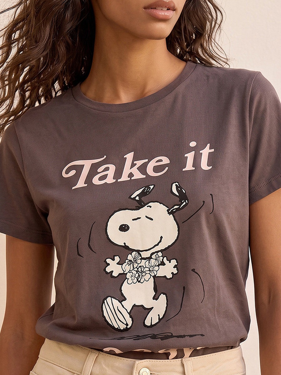 Snoopy Cotton T-shirt