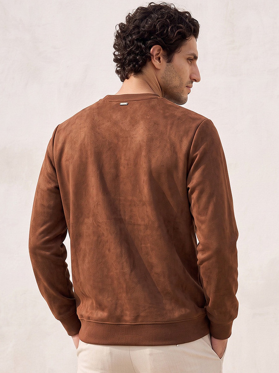 Suede Sweatshirt