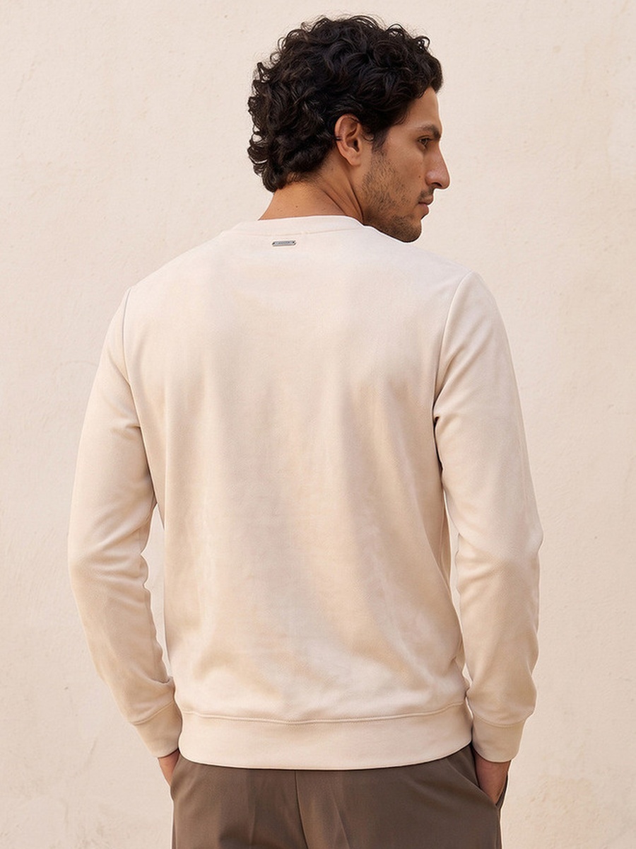 Suede Sweatshirt