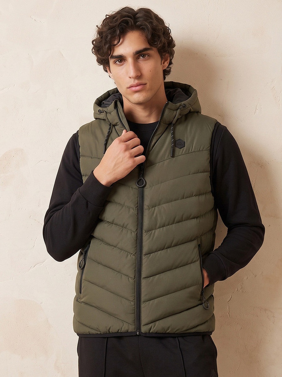 Gilet with Hood