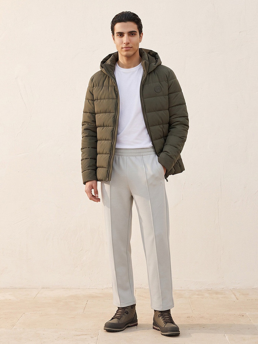 Puffer Jacket with Hood