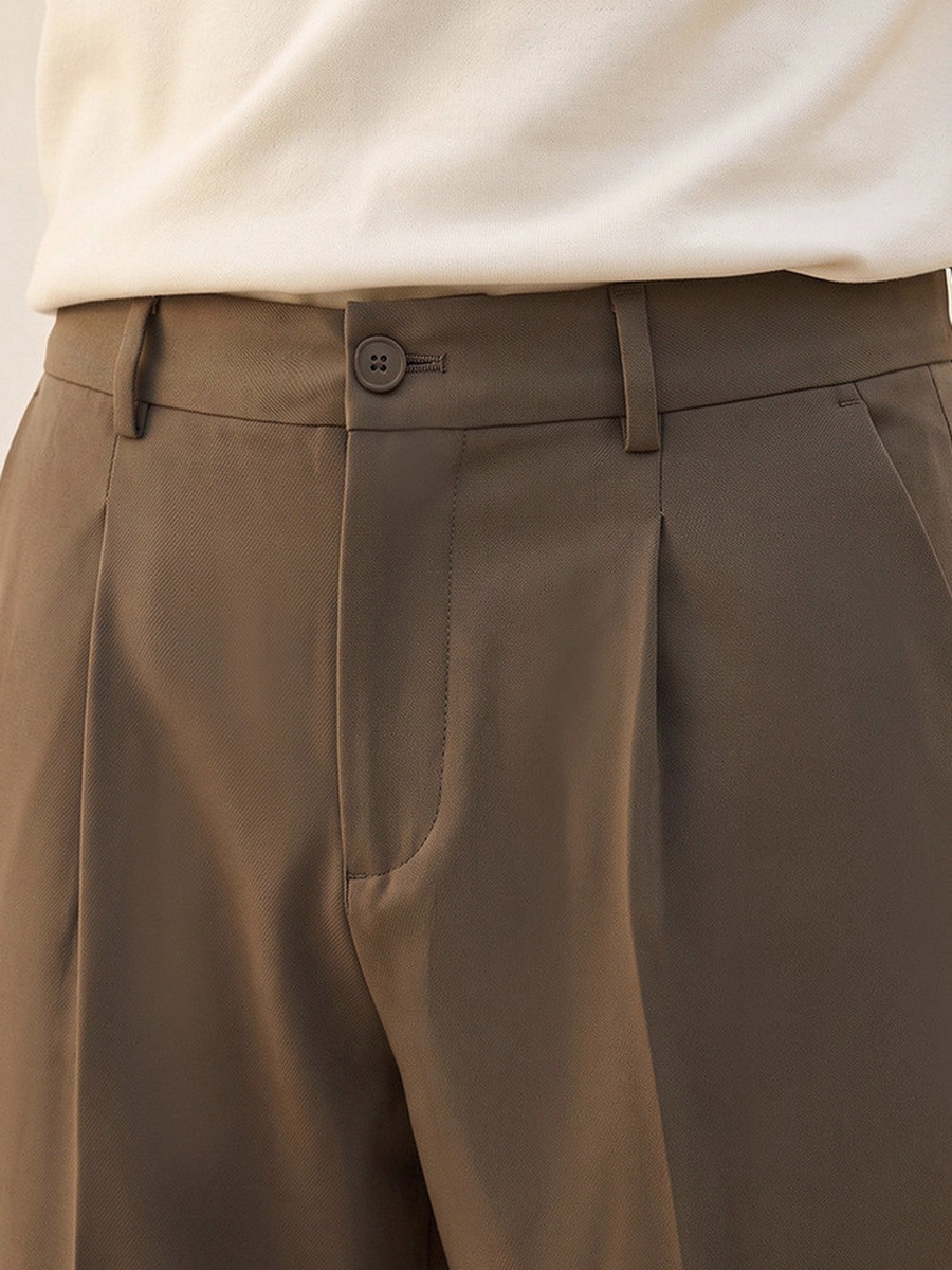 Straight Fit Trousers