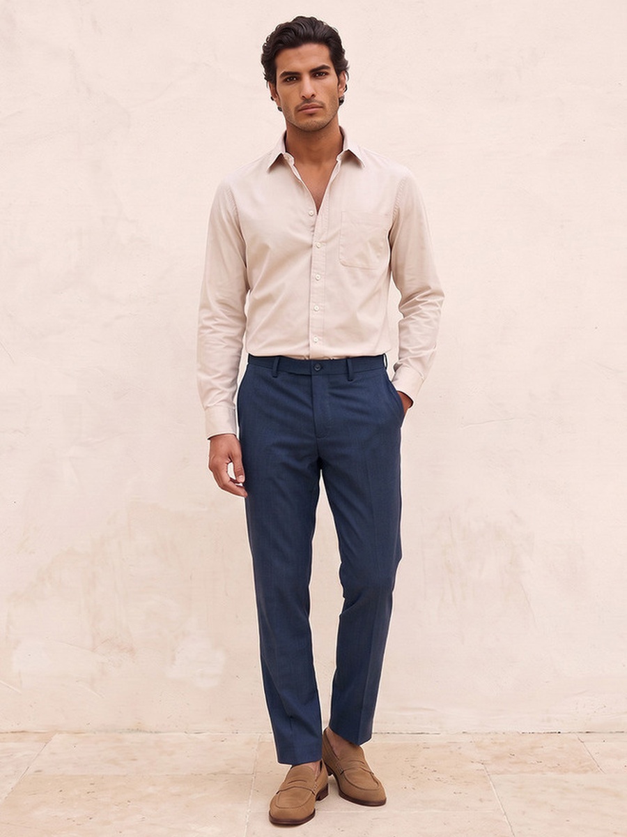 Regular Fit Formal Trousers