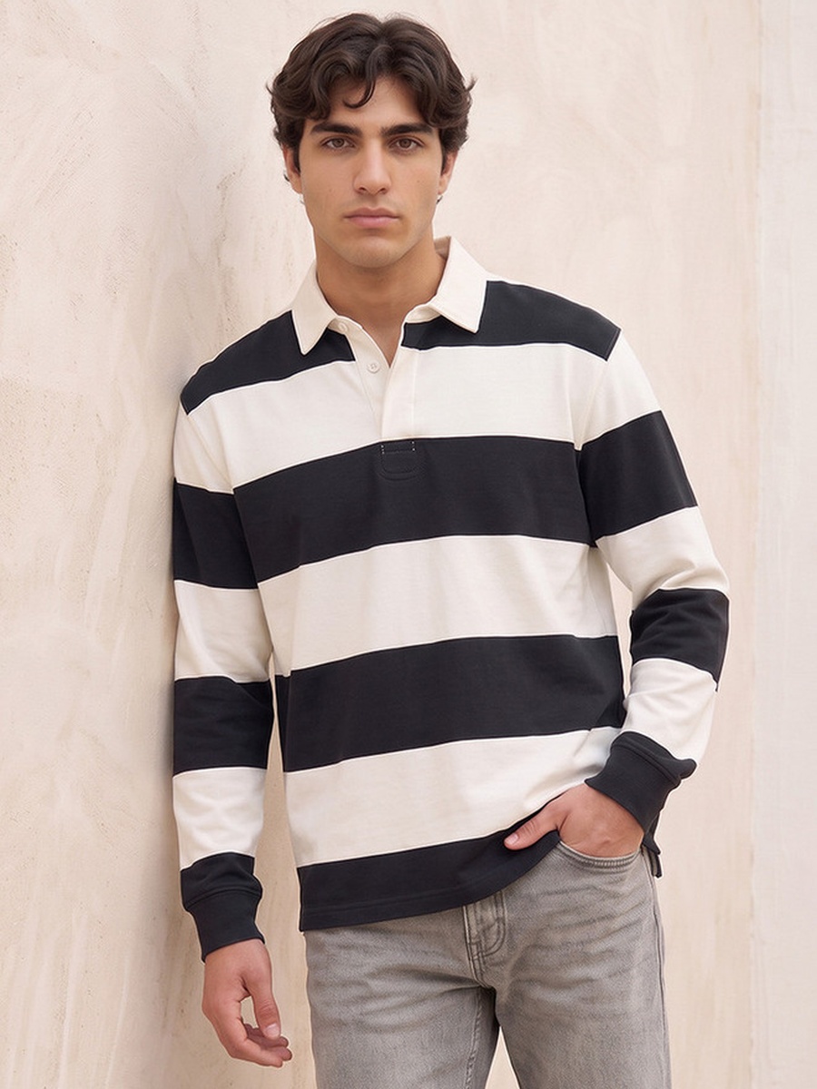 Striped Polo T-shirt