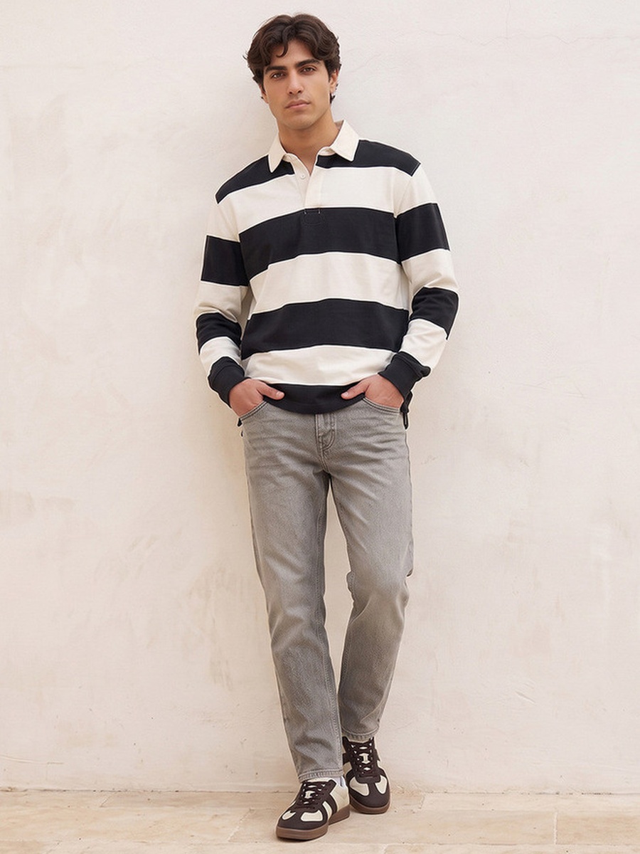 Striped Polo T-shirt