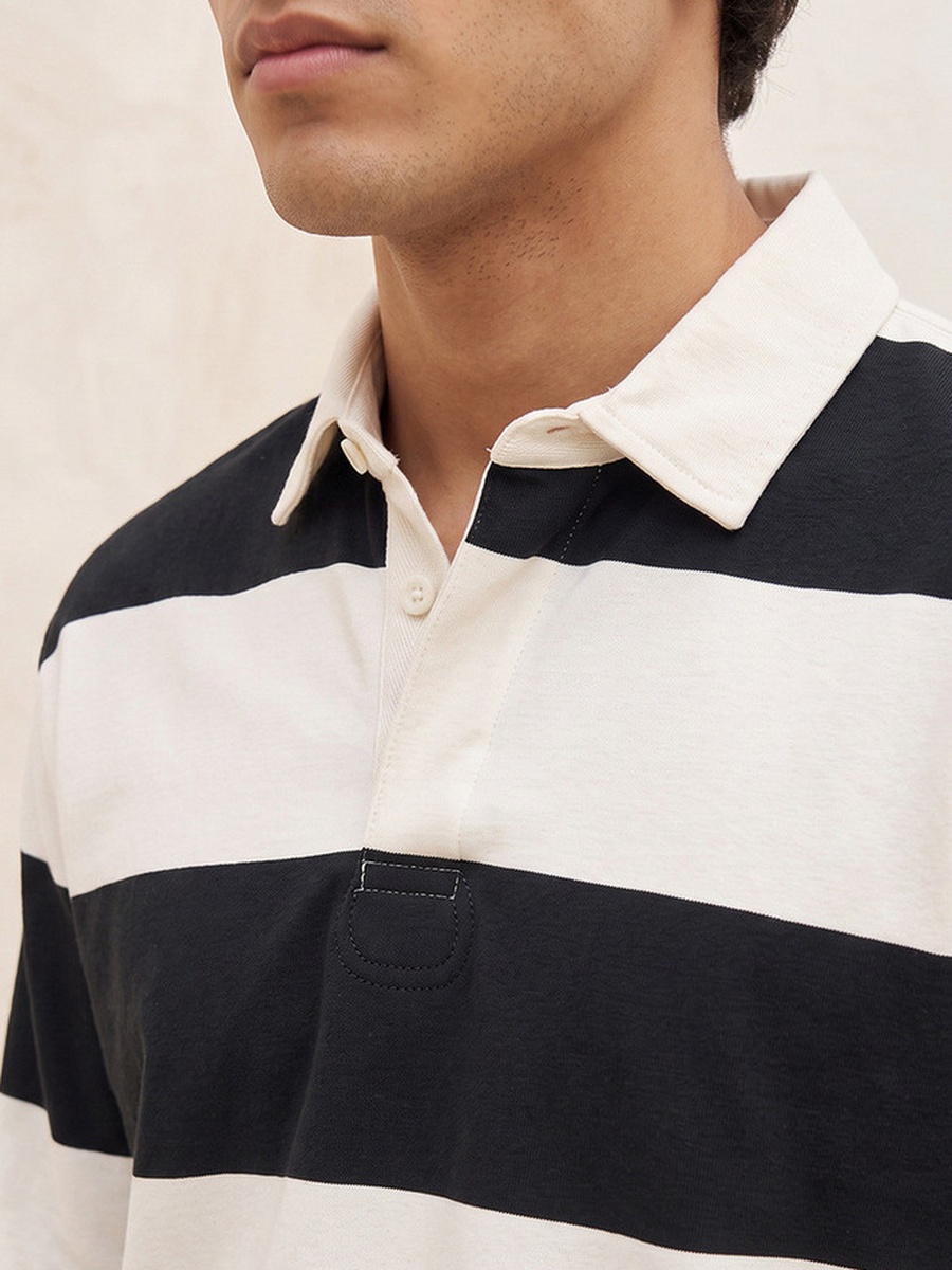 Striped Polo T-shirt