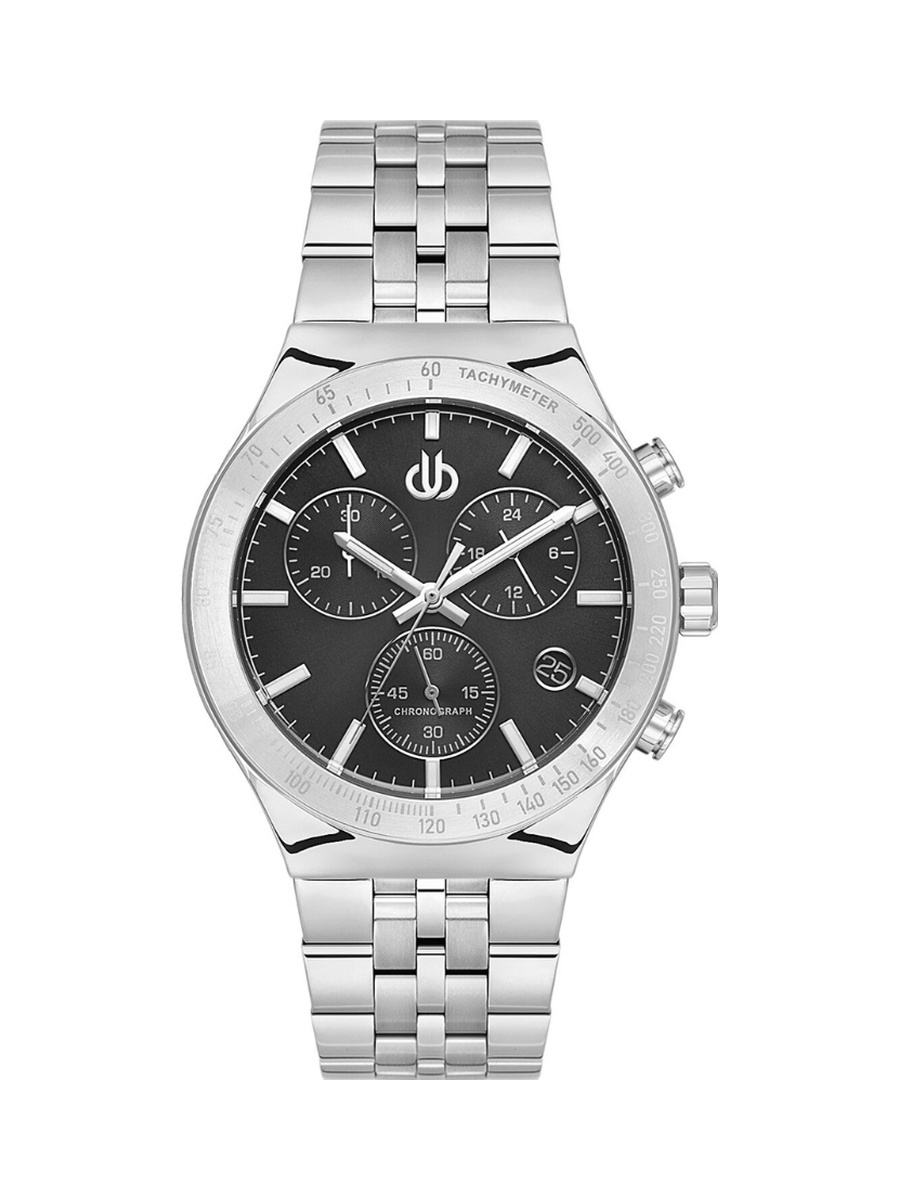 Quotidiano Silver Stainless Steel Watch for Men BG.1.10678-2