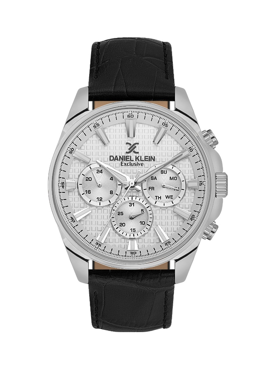 Exclusive Black Leather Watch for Men DK.1.14239-1