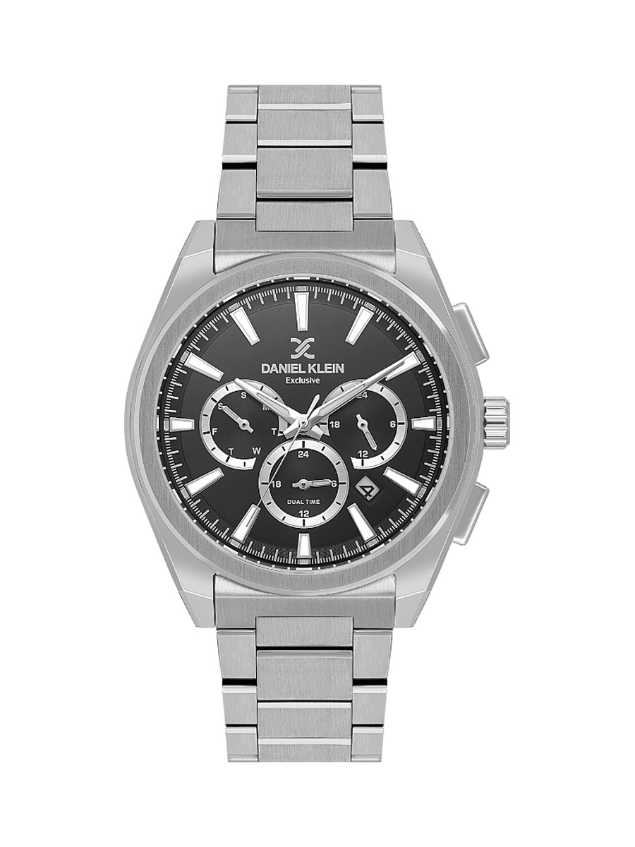 Exclusive Silver Stainless Steel Watch for Men DK.1.14252-2