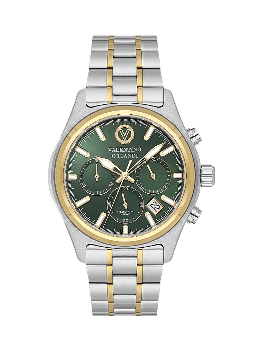 Silver and Gold Stainless Steel Watch for Men VO.1.10030-4