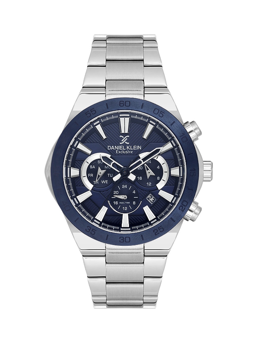 Exclusive Silver Stainless Steel Watch for Men DK.1.14253-5