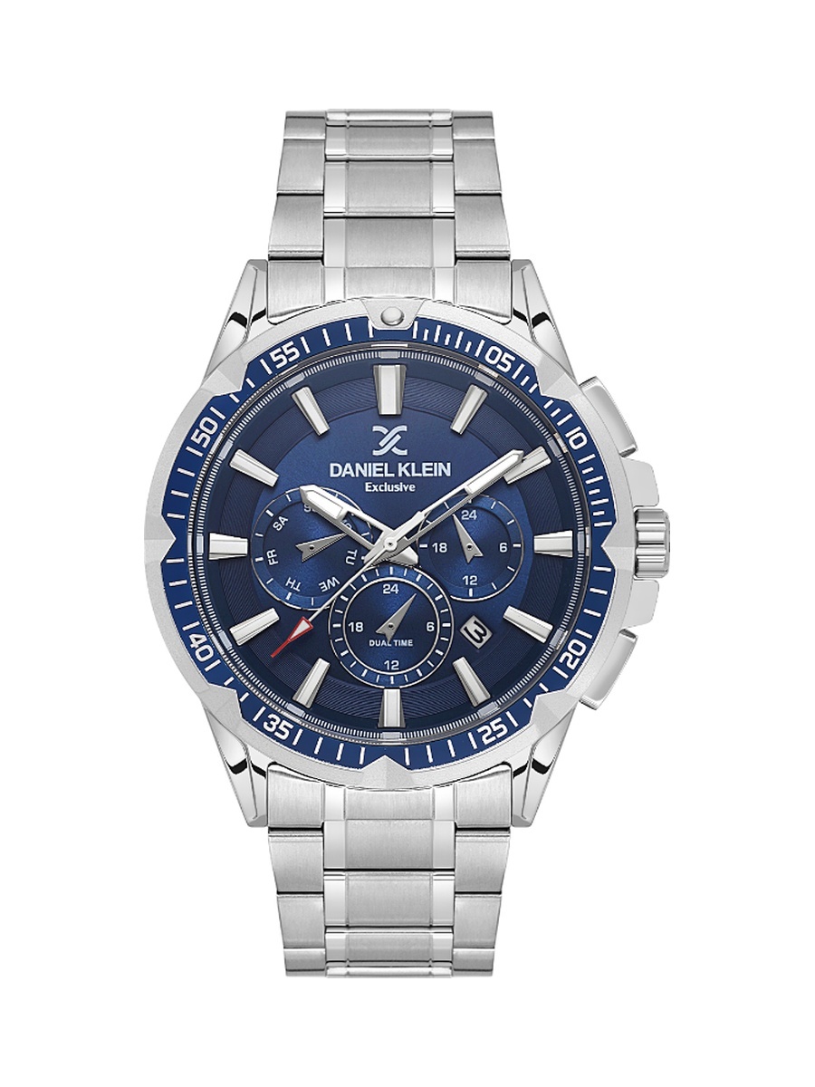 Exclusive Silver Stainless Steel Watch for Men DK.1.14254-2