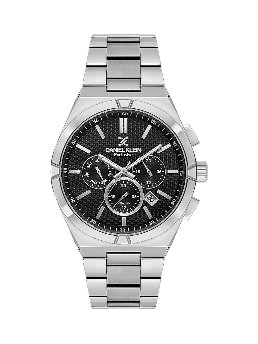 Exclusive Silver Stainless Steel Watch for Men DK.1.14237-2